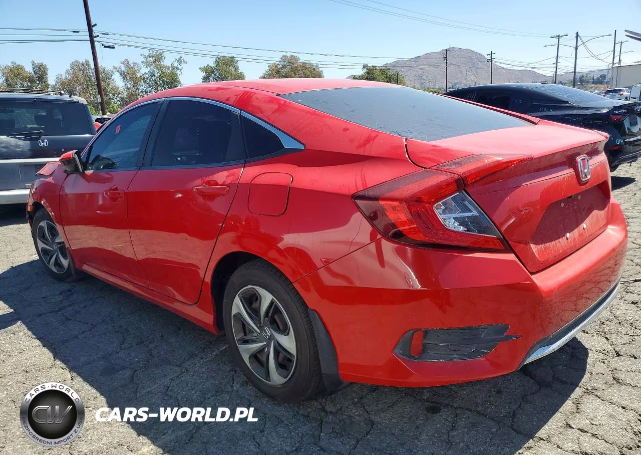 2019 Honda Civic Lx VIN:2HGFC2F6XKH592497 - 2