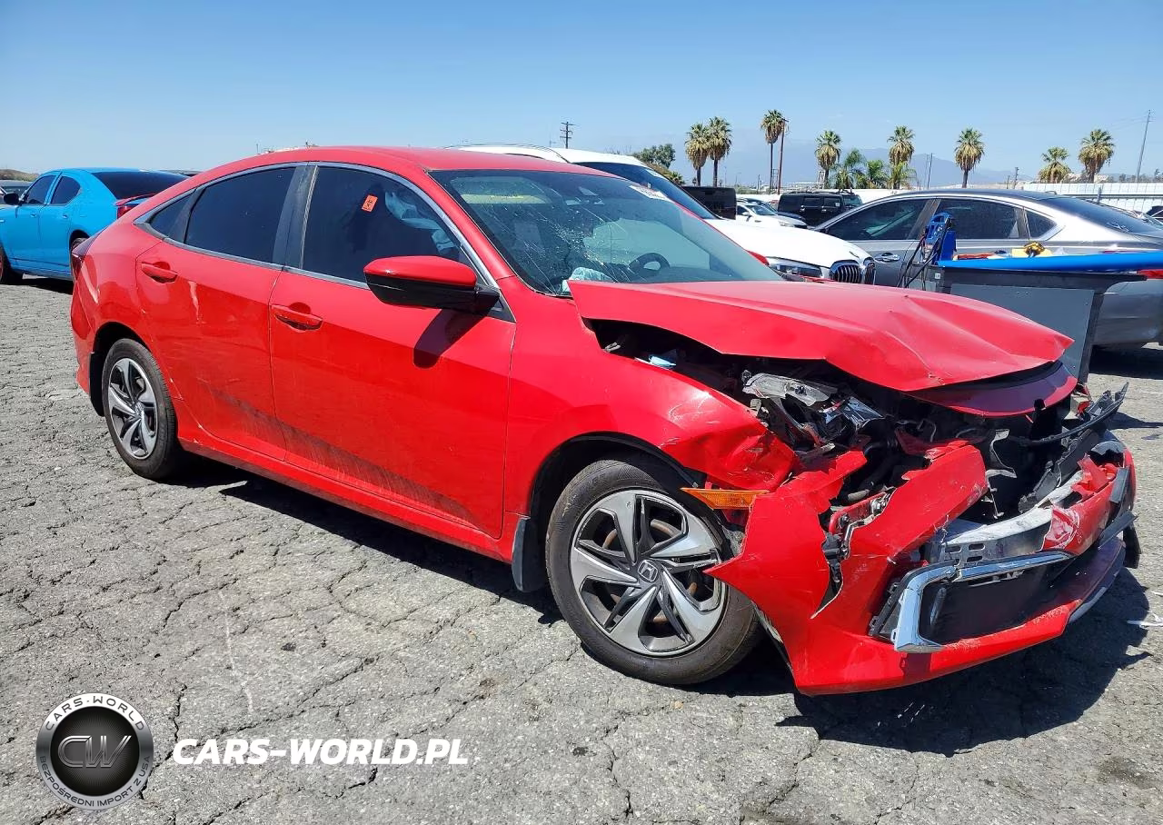 2019 Honda Civic Lx VIN:2HGFC2F6XKH592497 - 4