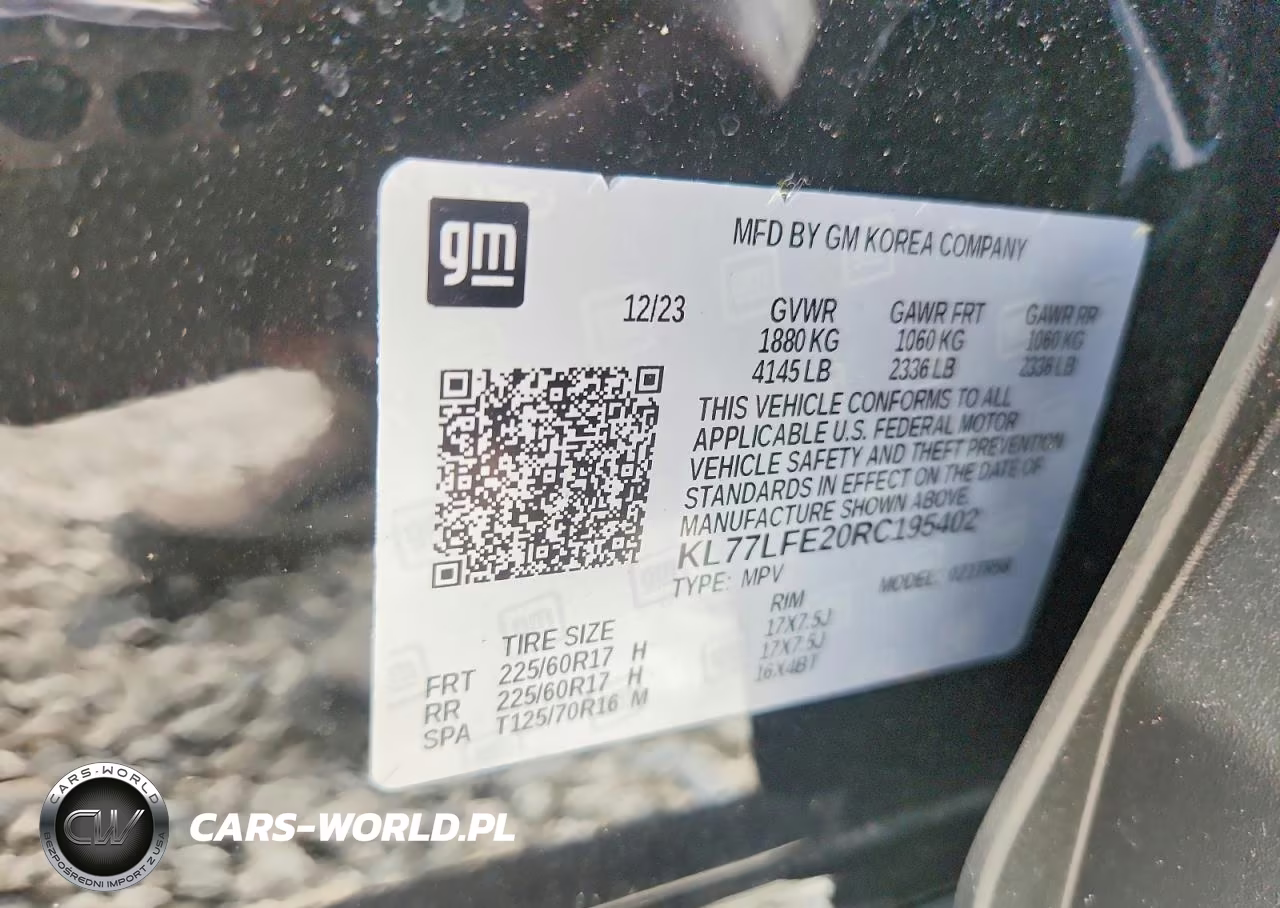 2024 Chevrolet Trax Ls VIN:KL77LFE20RC195402 - 13