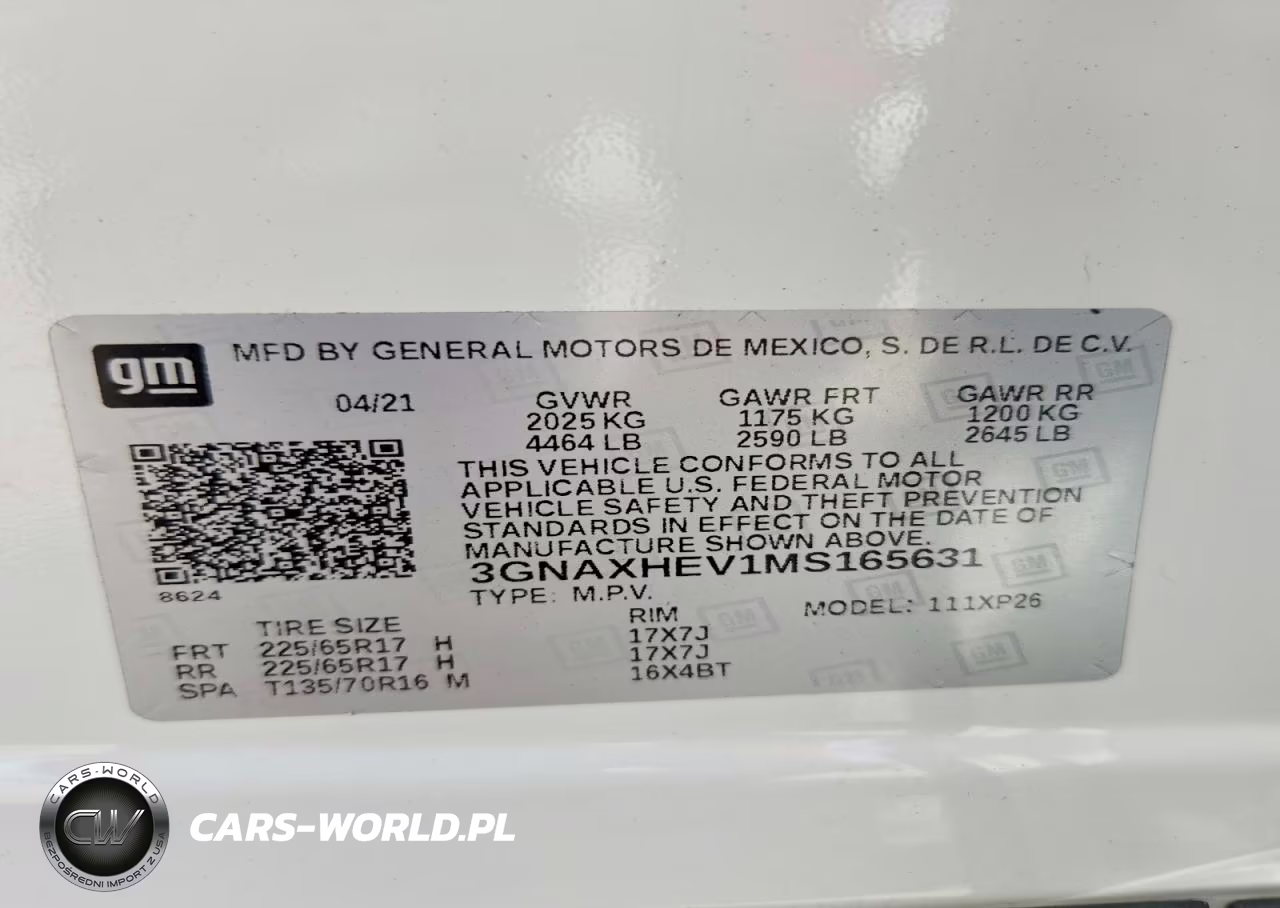 2021 Chevrolet Equinox Ls VIN:3GNAXHEV1MS165631 - 12