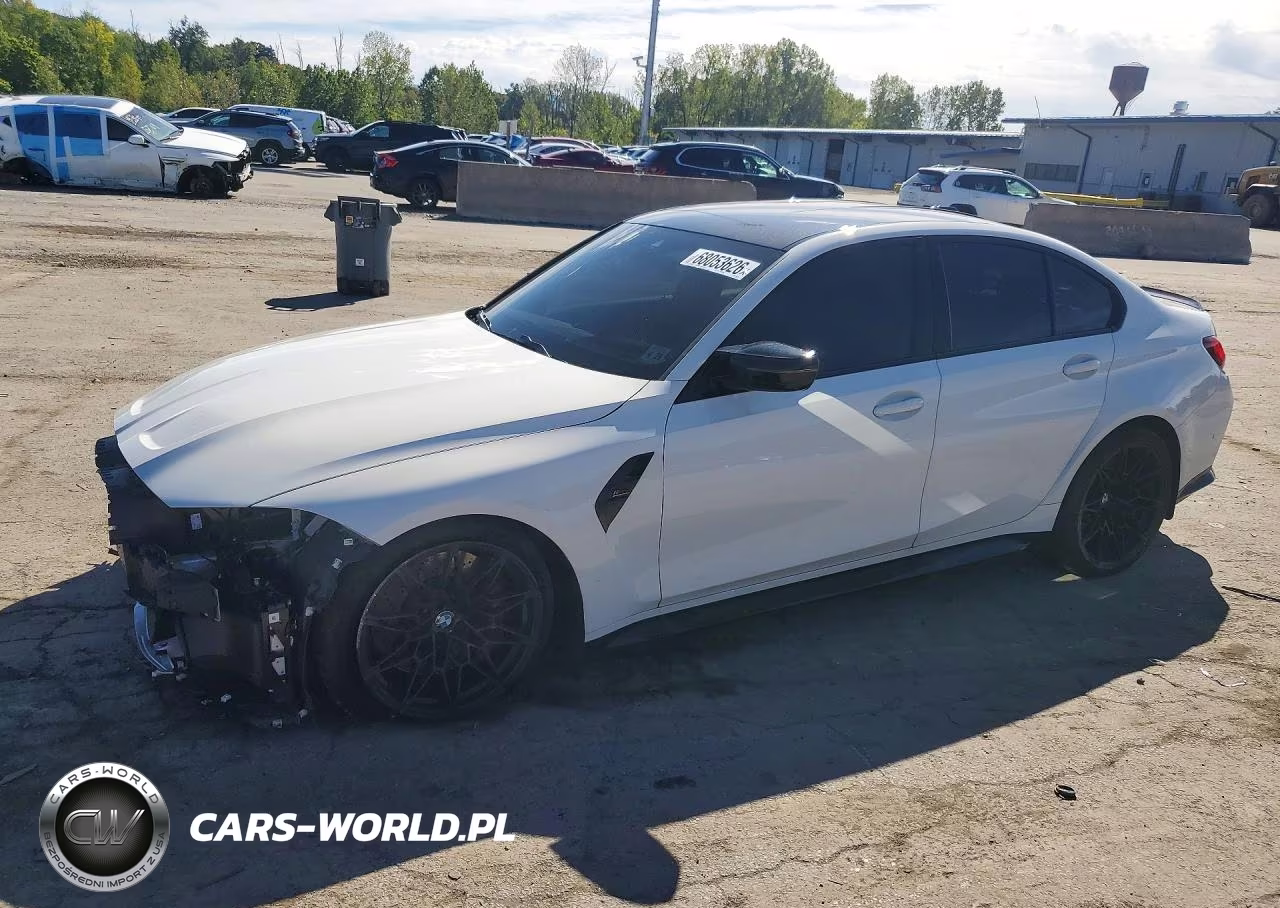 2024 BMW M3 Competition VIN:WBS43AY04RFT08469 - 1