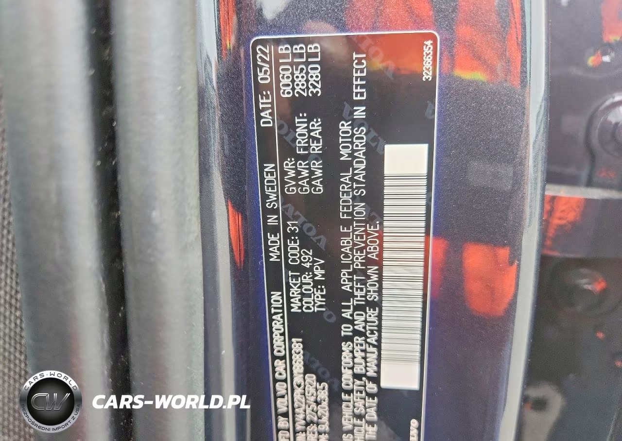 2022 Volvo Xc90 T6 Momentum VIN:YV4A22PK3N1868381 - 14