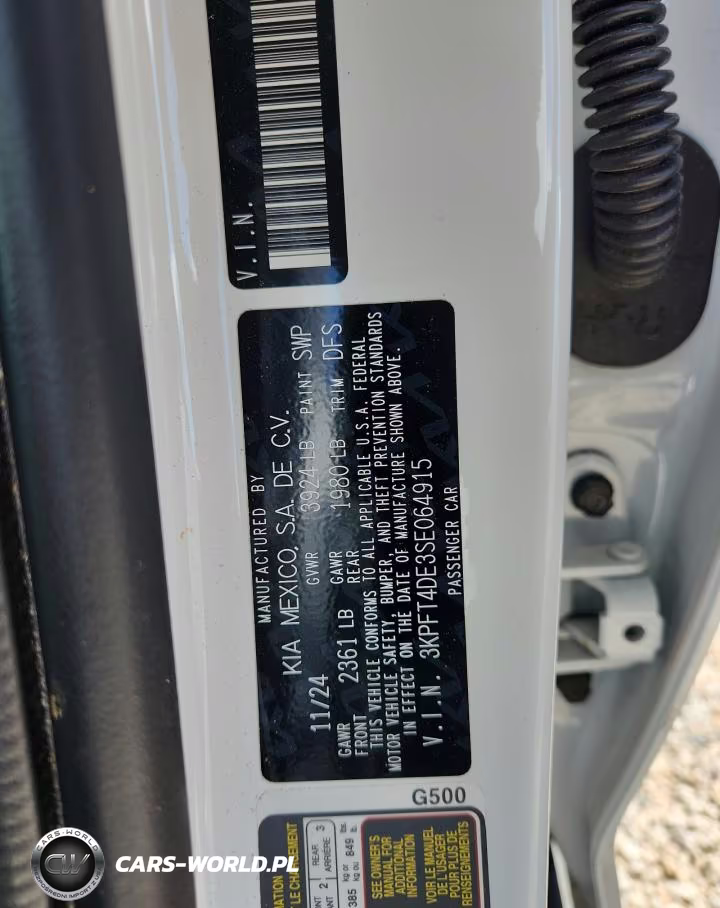 2025 Kia K4 Lxs VIN:3KPFT4DE3SE064915 - 12