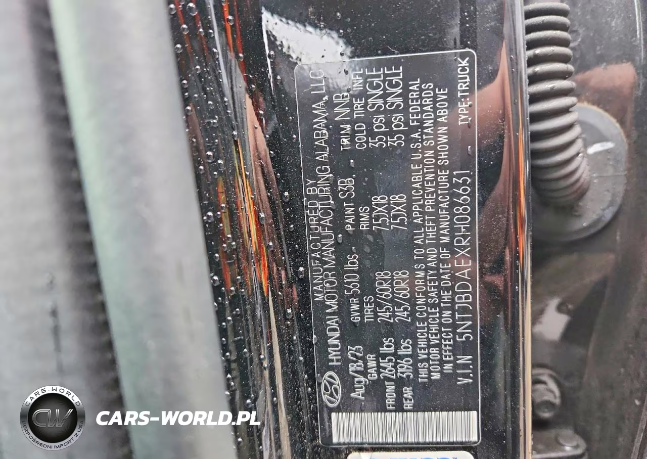 2024 Hyundai Santa Cruz Sel VIN:5NTJBDAEXRH086631 - 12