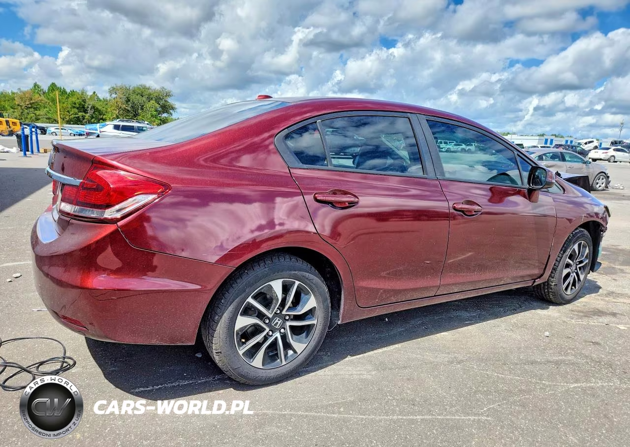 2013 Honda Civic Exl VIN:19XFB2F92DE058288 - 3