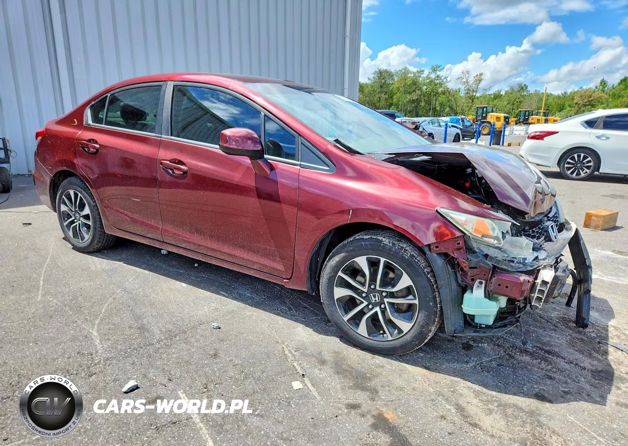 2013 Honda Civic Exl VIN:19XFB2F92DE058288 - 4