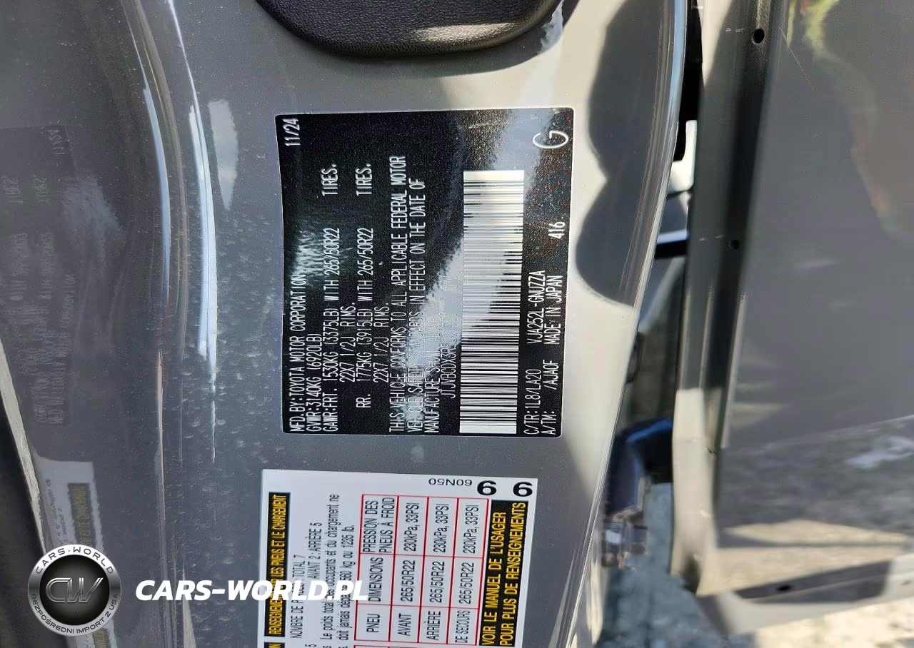2024 Lexus Gx 550 Luxury VIN:JTJVBCDX3R5031331 - 14