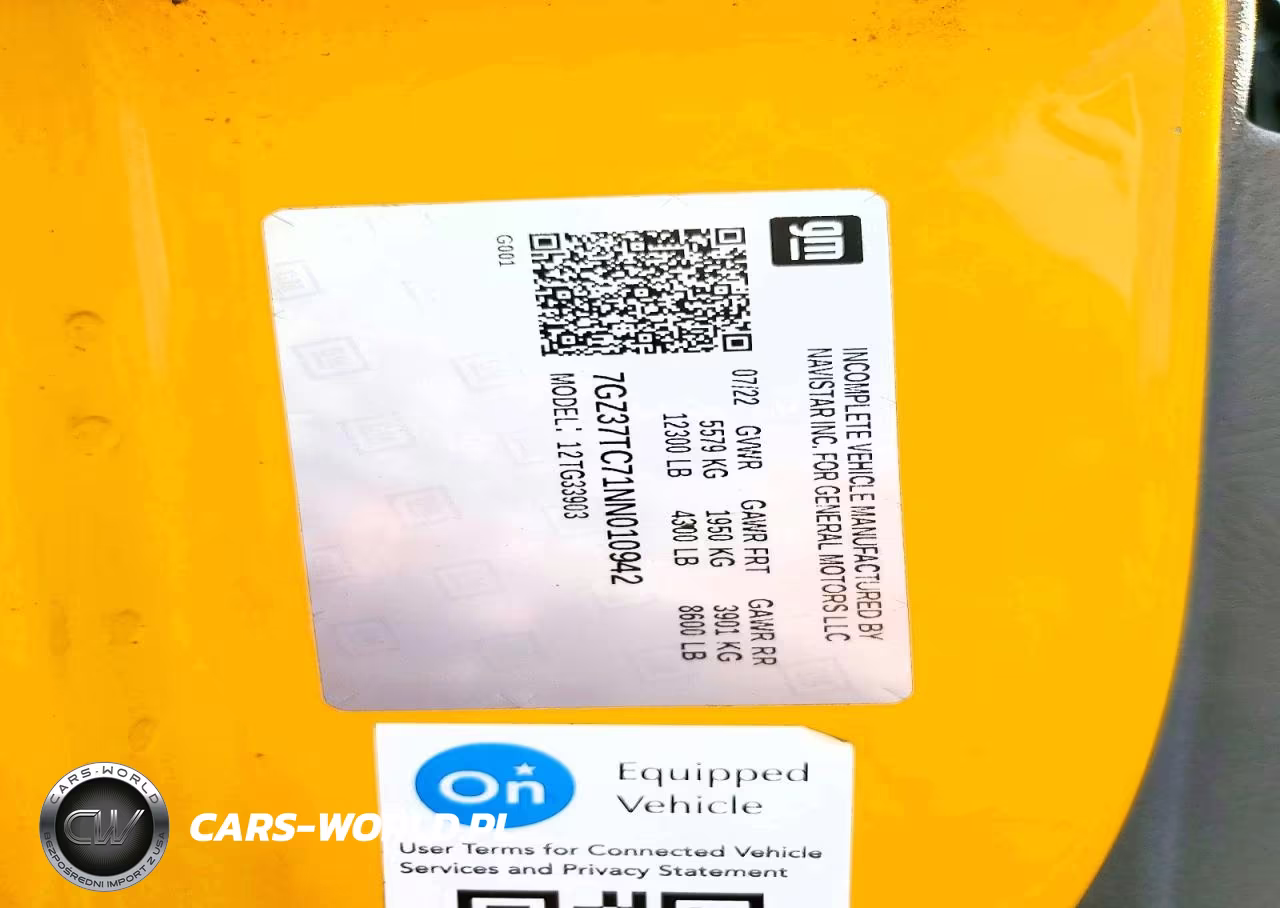 2022 GMC Savana Box Truck VIN:7GZ37TC71NN010942 - 13