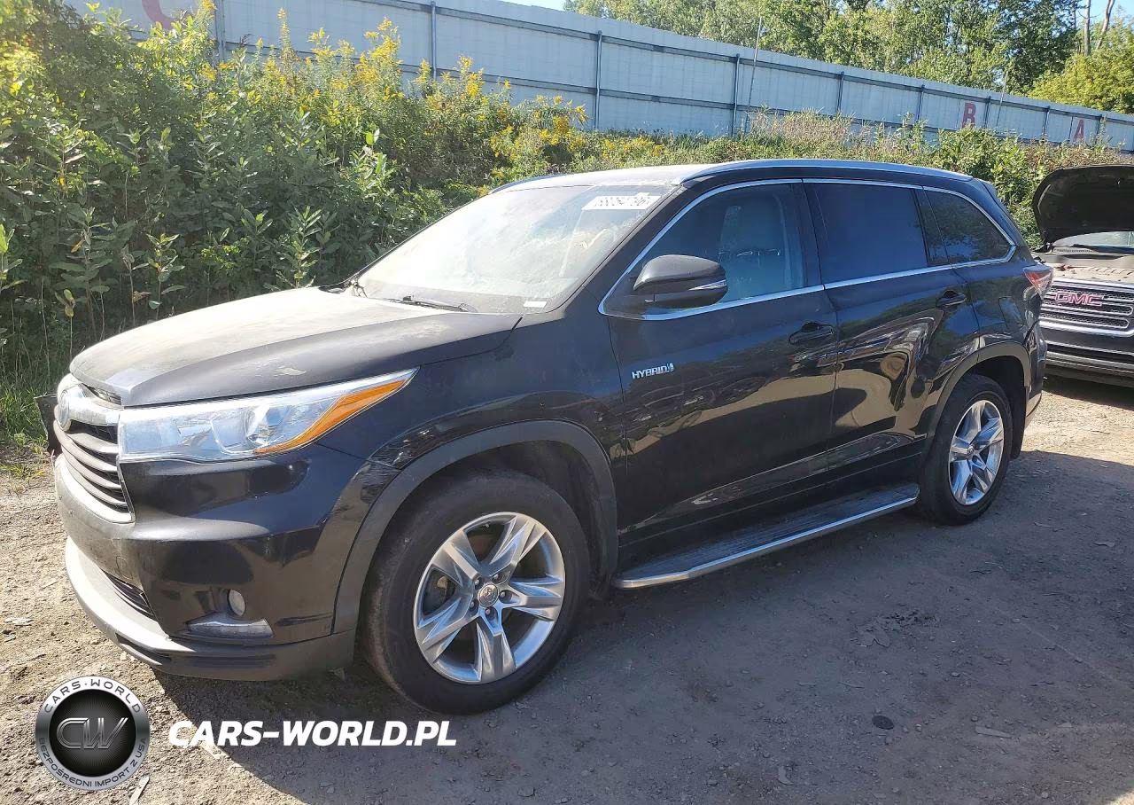 2015 Toyota Highlander Hybrid Limited VIN:5TDDCRFH8FS011814 - 1