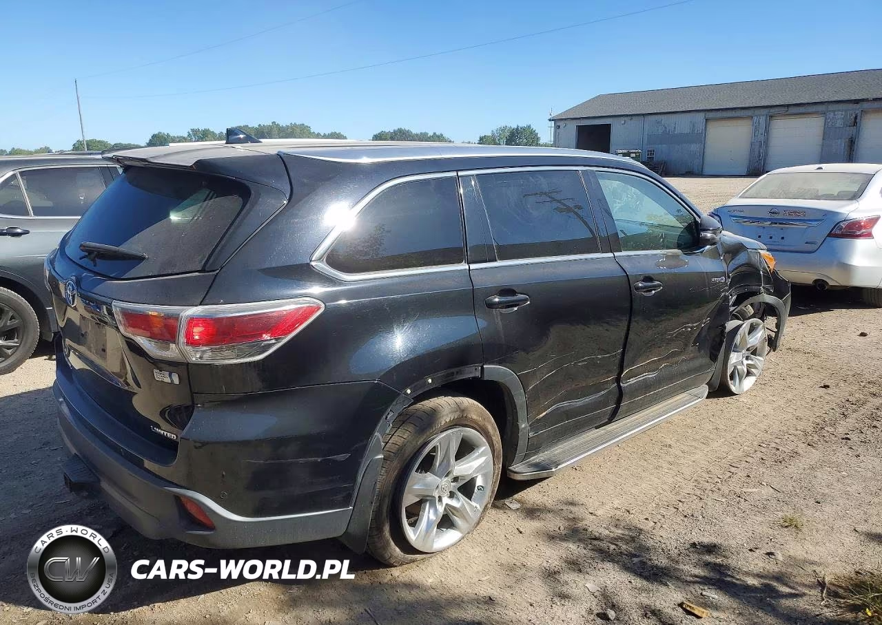 2015 Toyota Highlander Hybrid Limited VIN:5TDDCRFH8FS011814 - 3