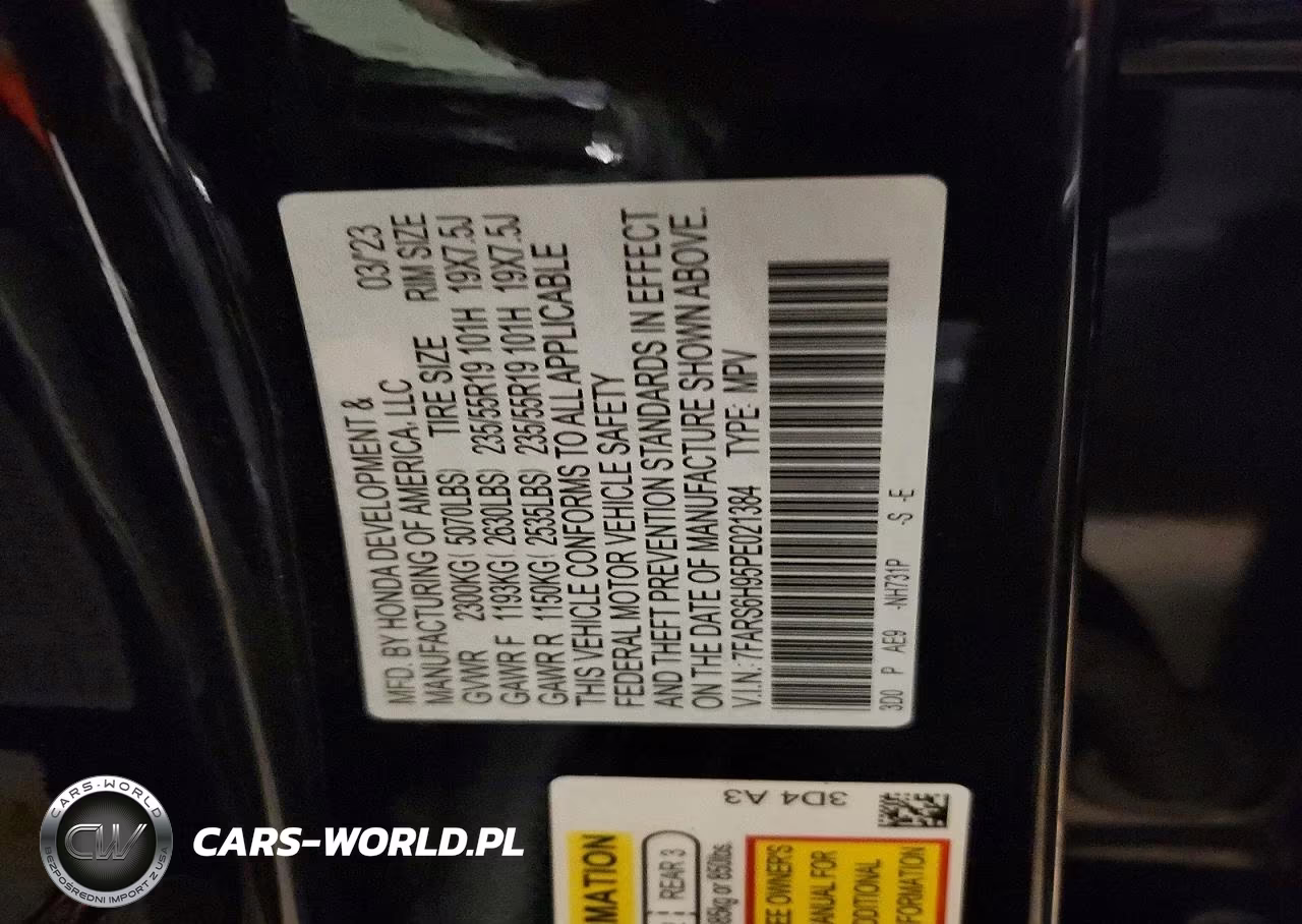 2023 Honda Cr-V Sport Touring VIN:7FARS6H95PE021384 - 12
