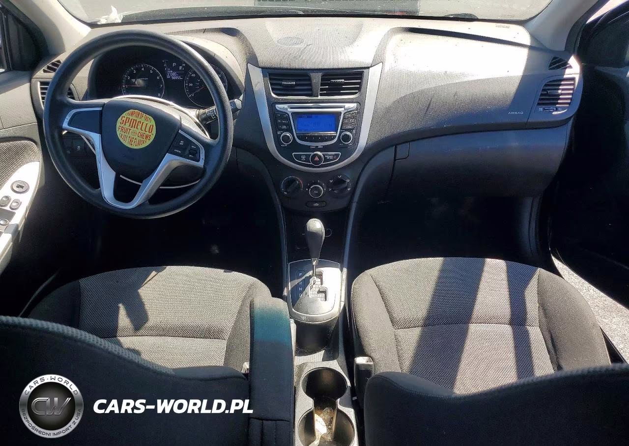2012 Hyundai Accent Gs VIN:KMHCT5AE1CU017801 - 8