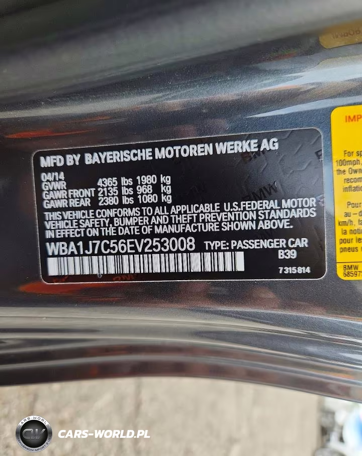 2014 BMW M235I VIN:WBA1J7C56EV253008 - 12
