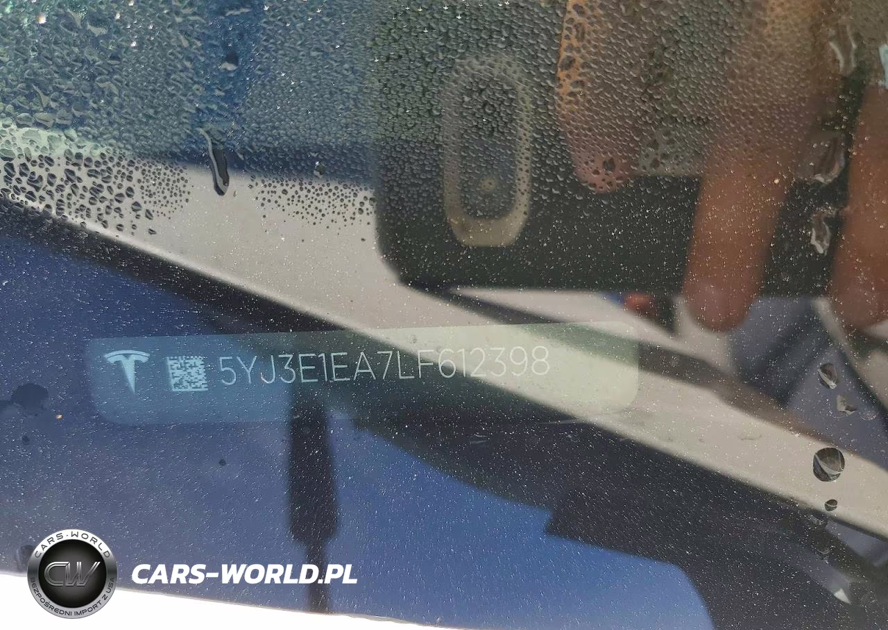 2020 Tesla Model 3 VIN:5YJ3E1EA7LF612398 - 12