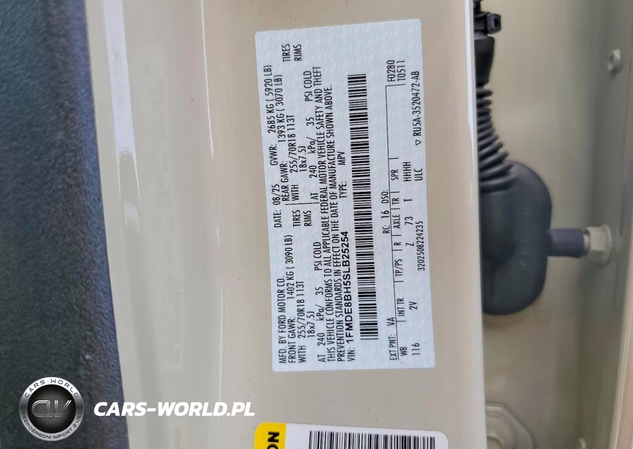 2025 Ford Bronco Outer Banks VIN:1FMDE8BH5SLB25254 - 13