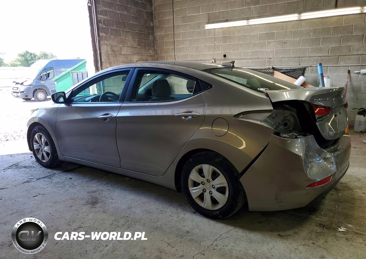 2016 Hyundai Elantra Se VIN:5NPDH4AEXGH742186 - 2