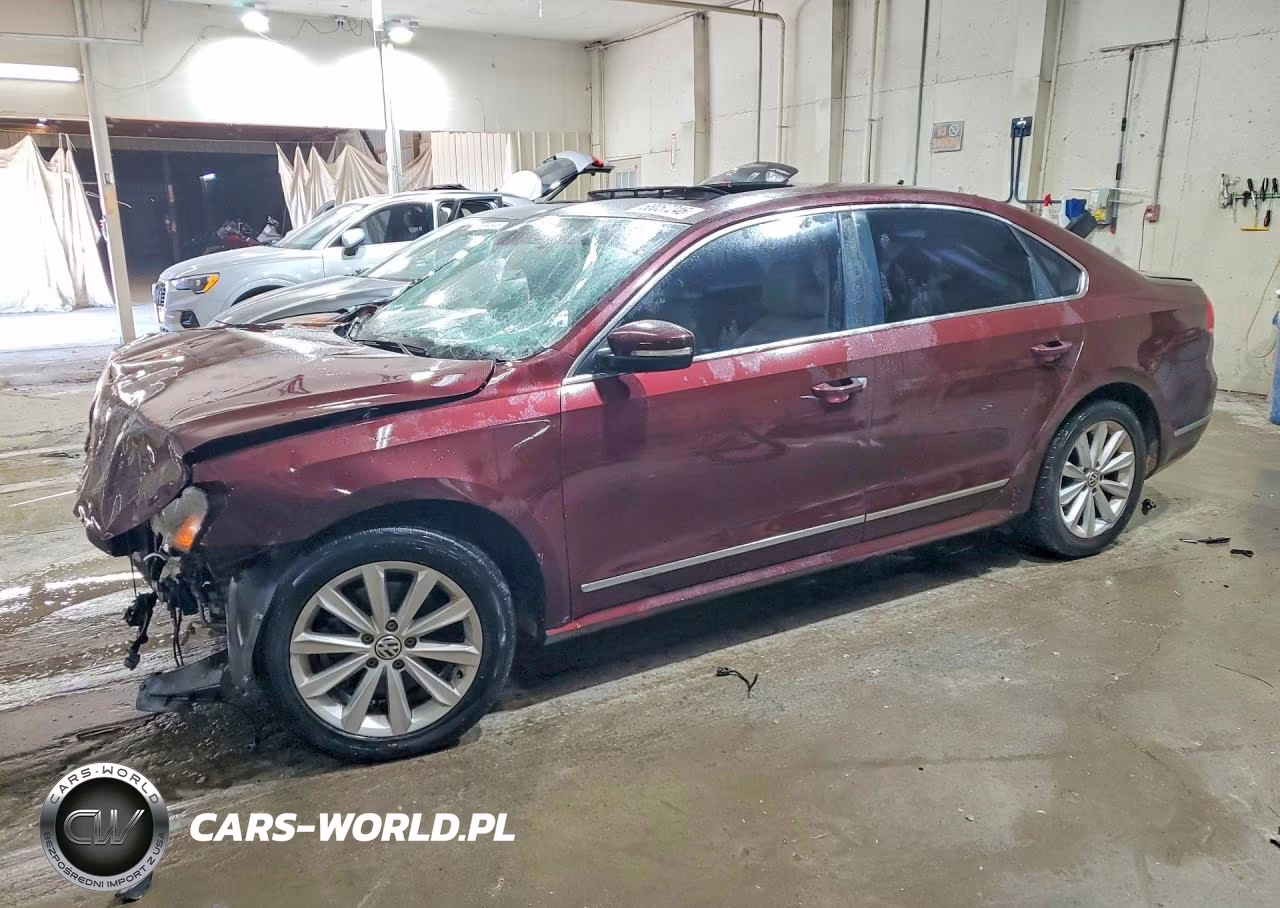 2013 Volkswagen Passat Sel VIN:1VWCH7A31DC093166 - 1
