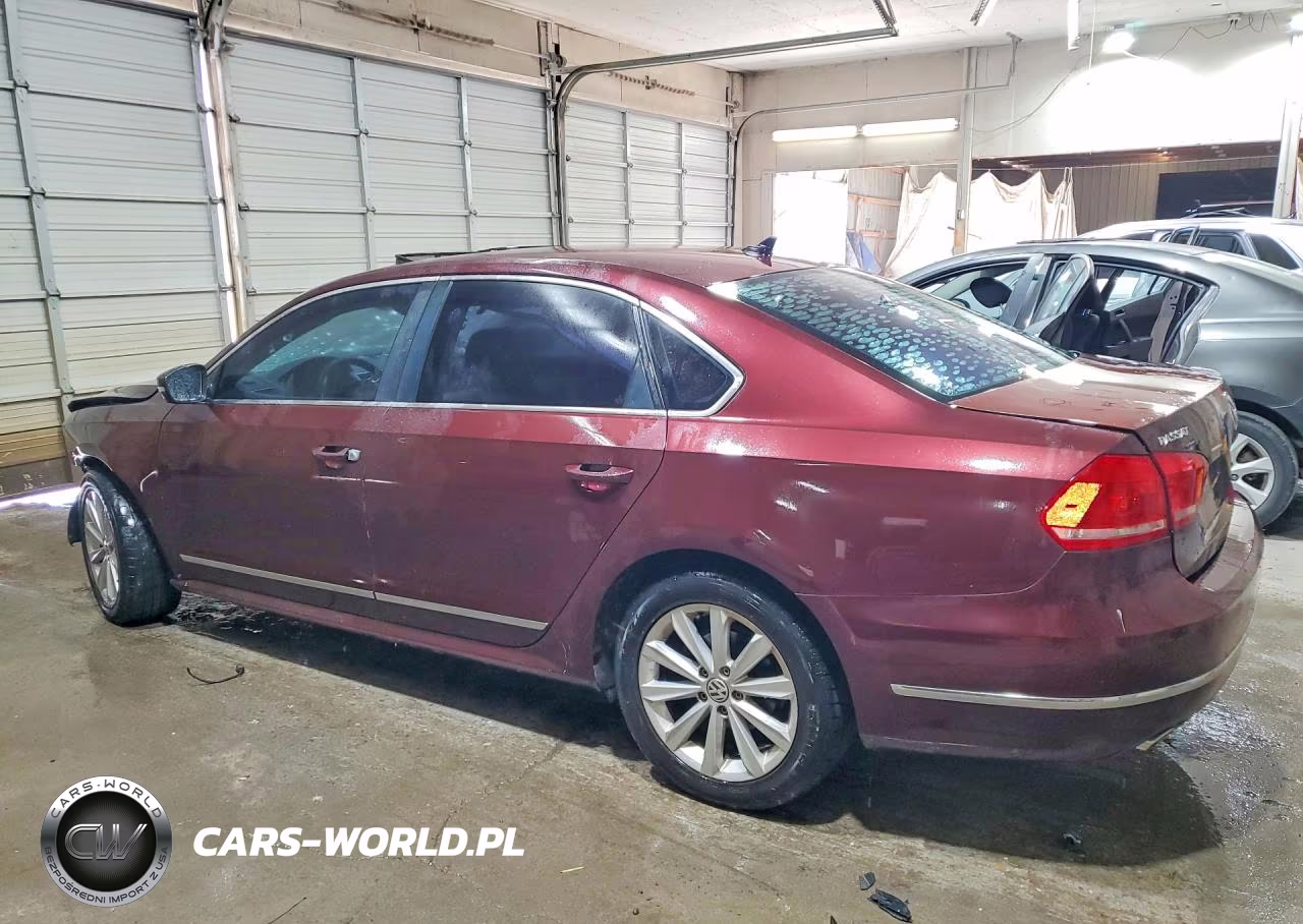 2013 Volkswagen Passat Sel VIN:1VWCH7A31DC093166 - 2