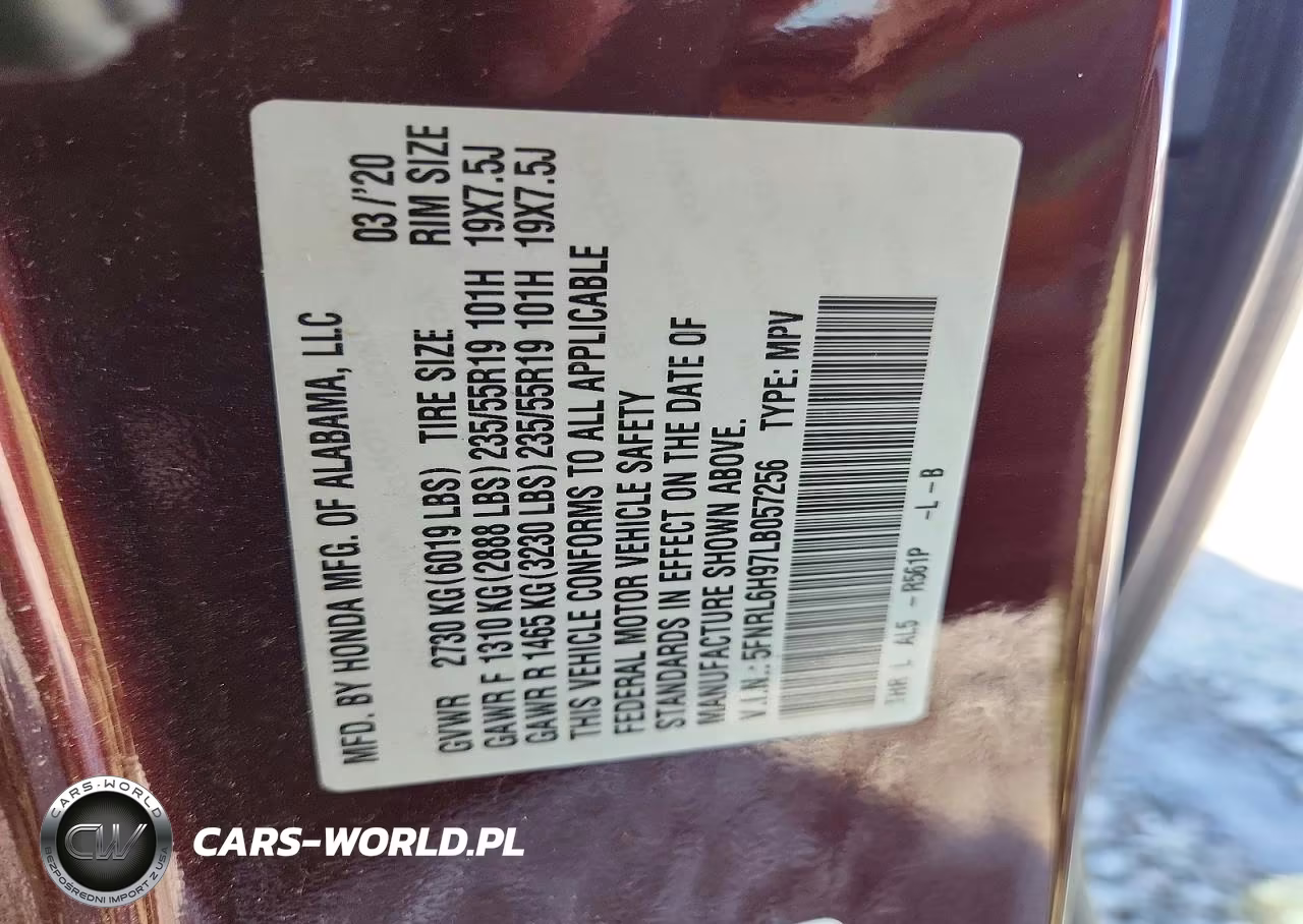 2020 Honda Odyssey Elite VIN:5FNRL6H97LB057256 - 14