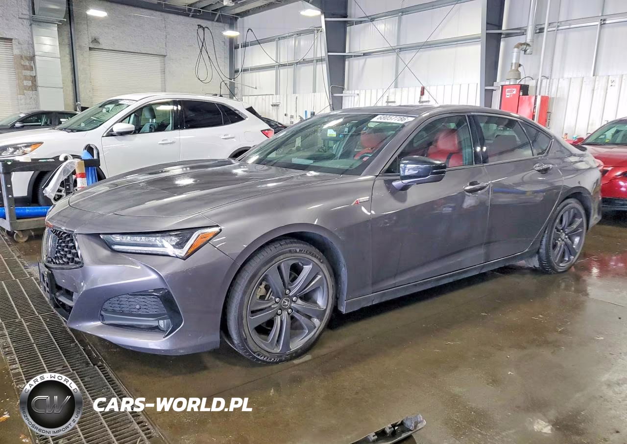 2021 Acura Tlx Tech A VIN:19UUB6F59MA011887 - 1