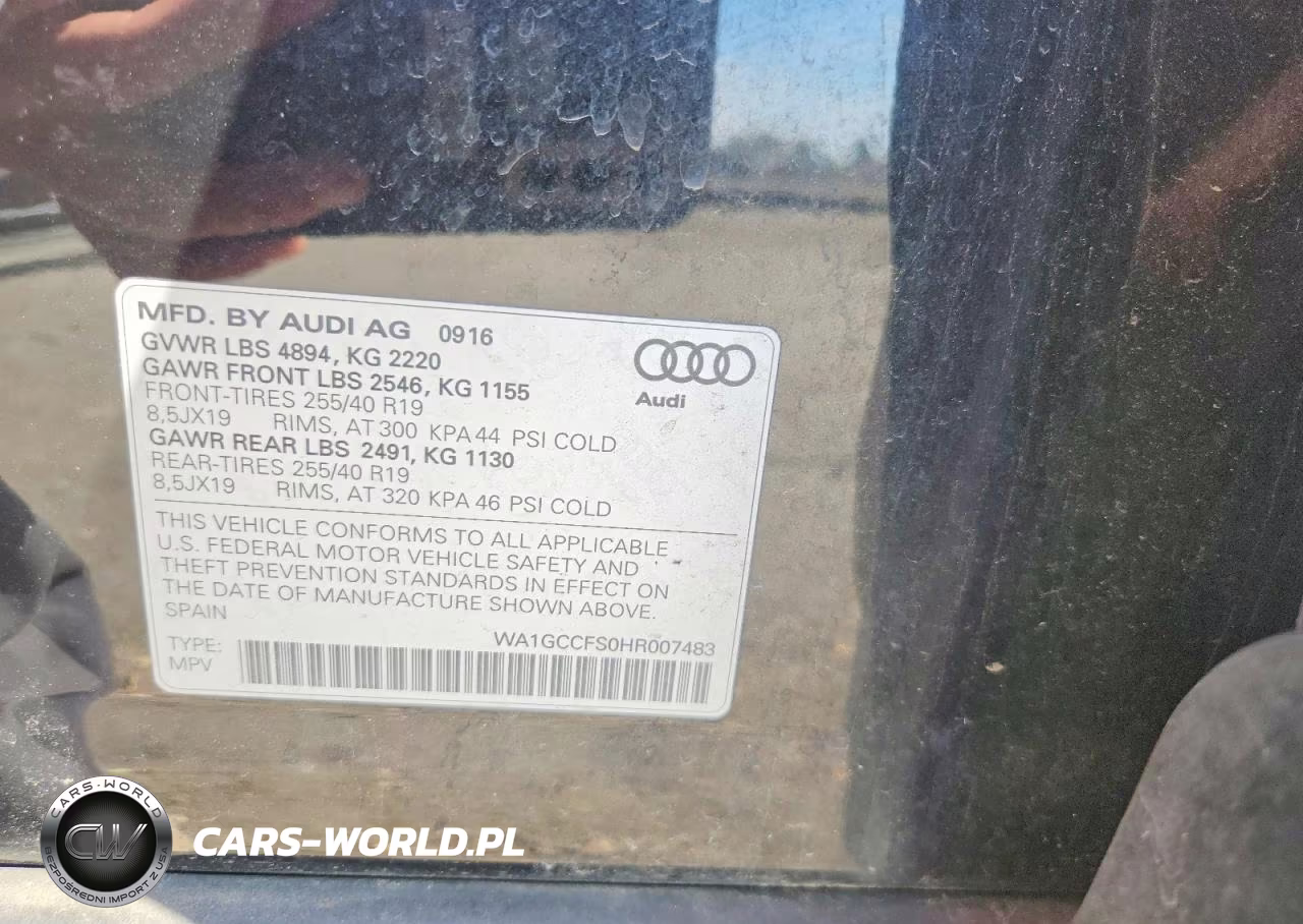 2017 Audi Q3 Prestige VIN:WA1GCCFS0HR007483 - 13