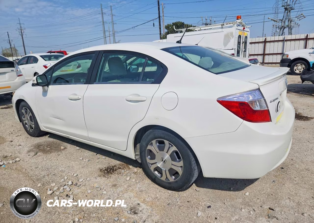 2012 Honda Civic Hybrid VIN:JHMFB4F22CS000836 - 2