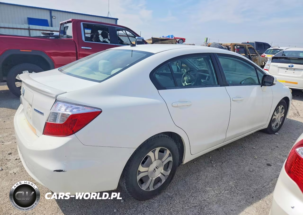 2012 Honda Civic Hybrid VIN:JHMFB4F22CS000836 - 3