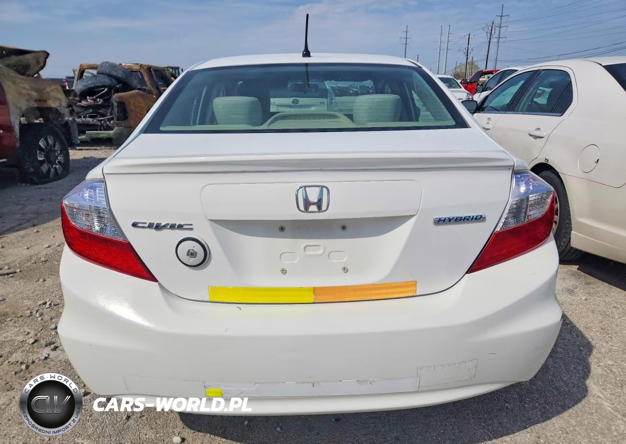 2012 Honda Civic Hybrid VIN:JHMFB4F22CS000836 - 6