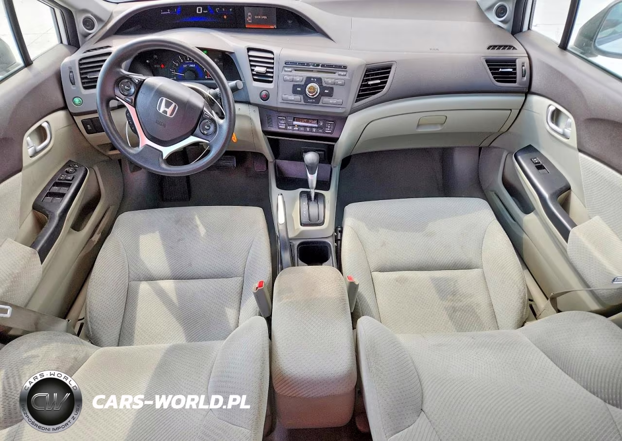 2012 Honda Civic Hybrid VIN:JHMFB4F22CS000836 - 8