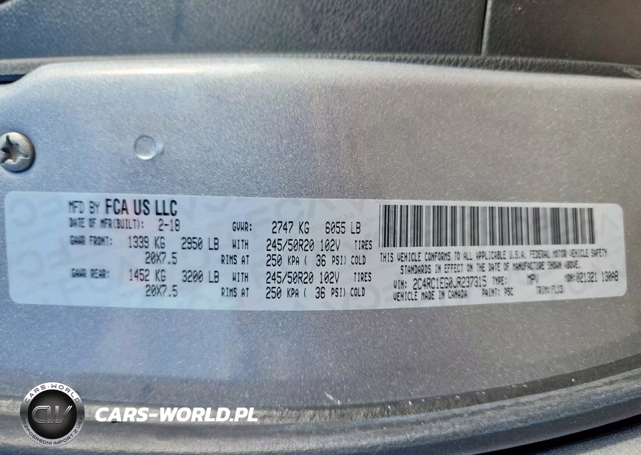 2018 Chrysler Pacifica Touring L Plus VIN:2C4RC1EG0JR237315 - 13