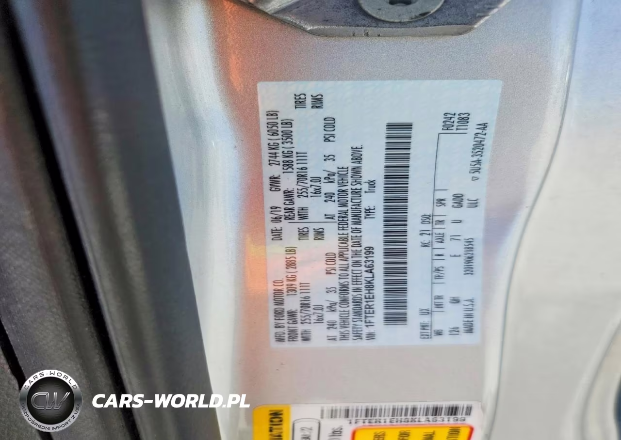 2019 Ford Ranger Xl VIN:1FTER1EH8KLA63199 - 12