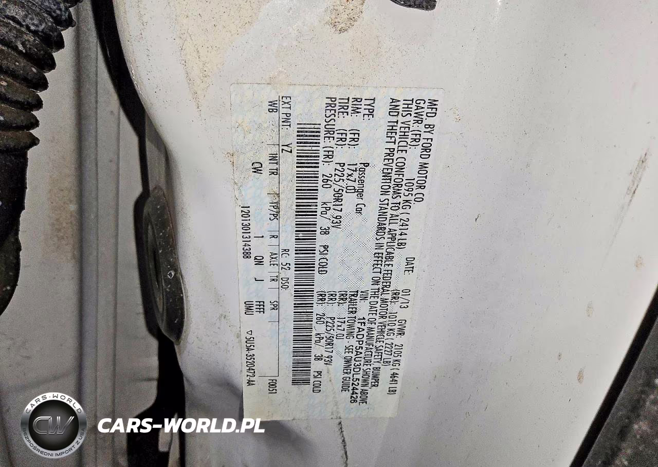 2013 Ford C-Max Se VIN:1FADP5AU3DL524426 - 12