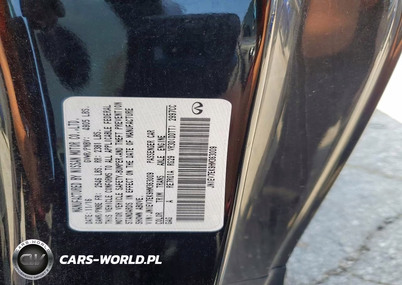 2017 Infiniti Q60 3.0T Sport VIN:JN1EV7EK9HM363009 - 13