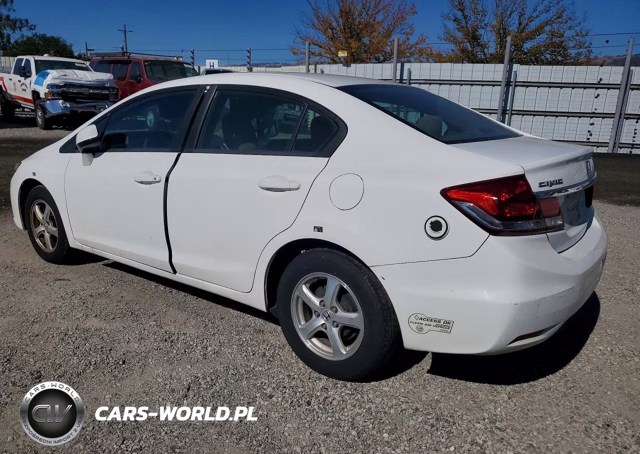 2013 Honda Civic Natural Gas VIN:19XFB5F51DE000185 - 2