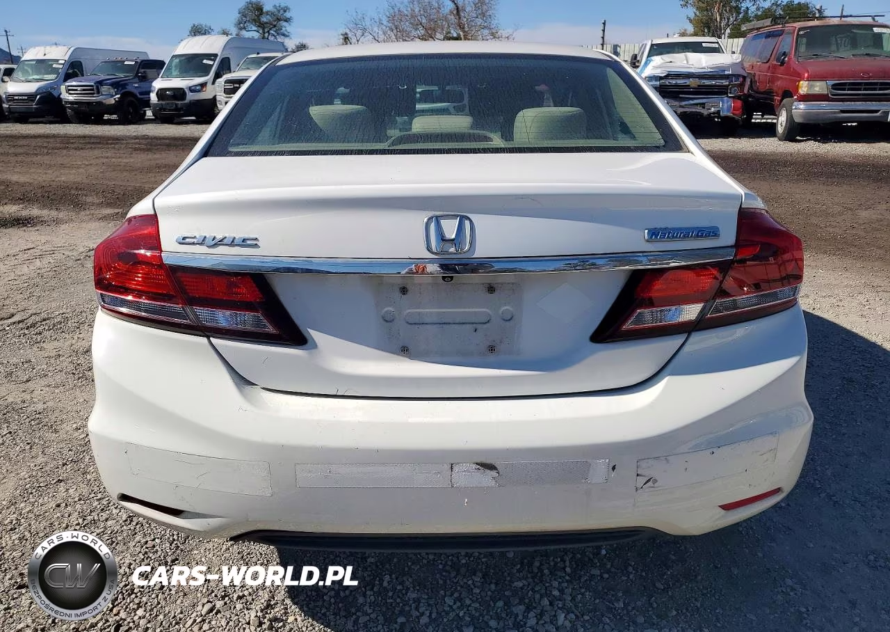 2013 Honda Civic Natural Gas VIN:19XFB5F51DE000185 - 6