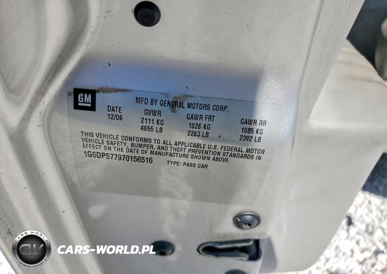 2007 Cadillac Cts Hi Feature V6 VIN:1G6DP577970156516 - 12