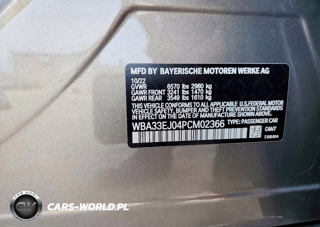 2023 BMW 760 Xi VIN:WBA33EJ04PCM02366 - 12