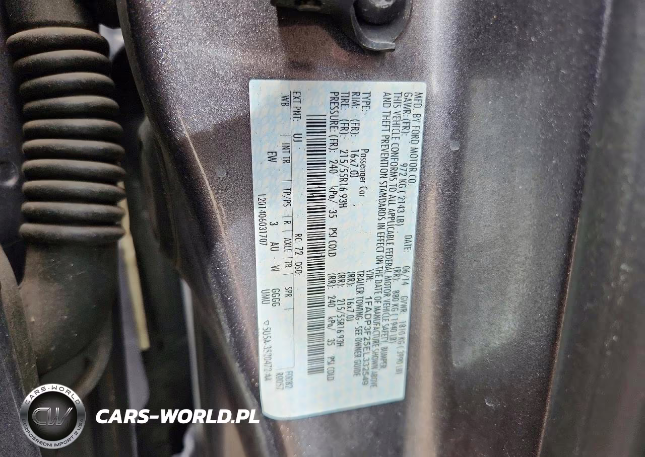 2014 Ford Focus Se VIN:1FADP3F25EL332549 - 12