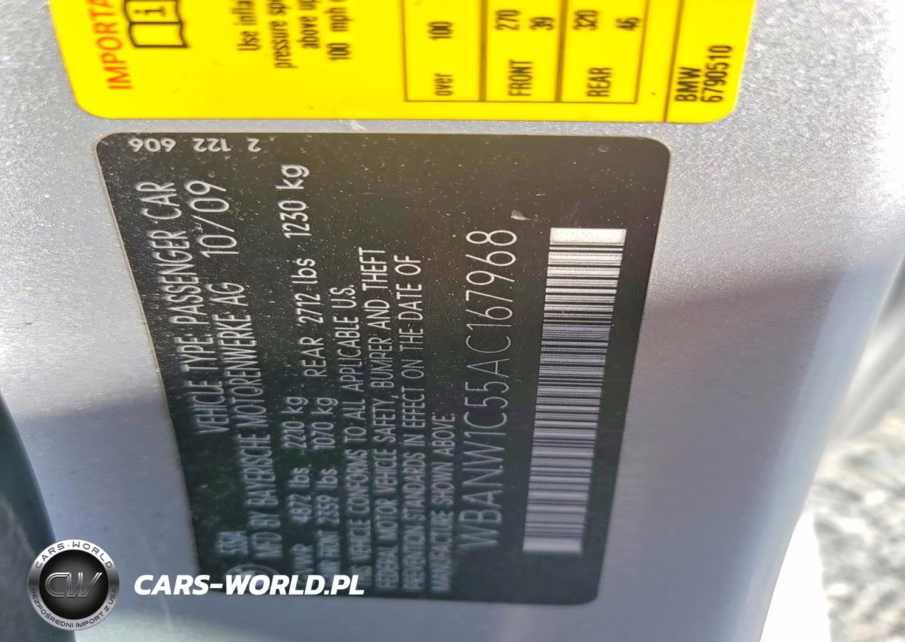 2010 BMW 535 I VIN:WBANW1C55AC167968 - 12