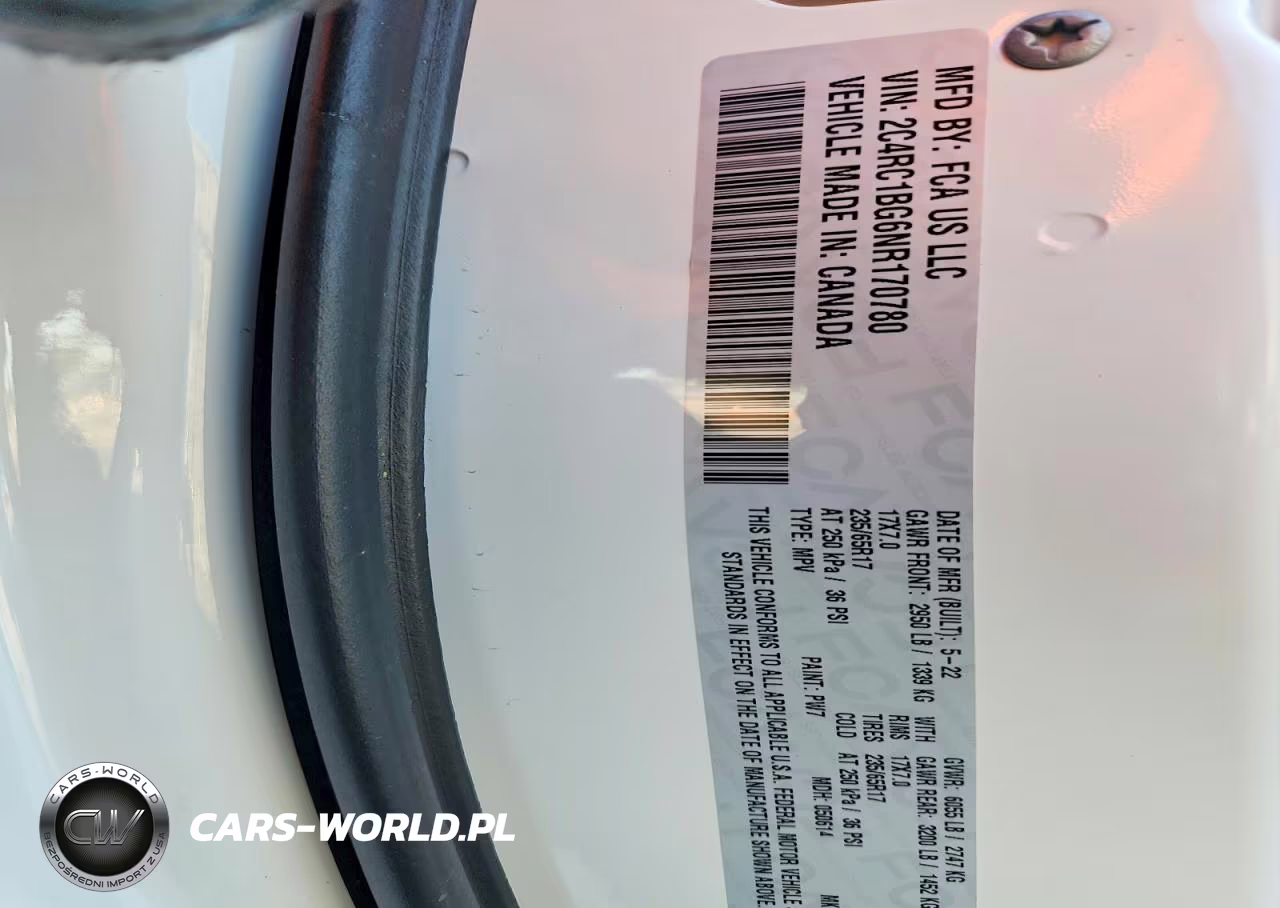 2022 Chrysler Pacifica Touring L VIN:2C4RC1BG6NR170780 - 13