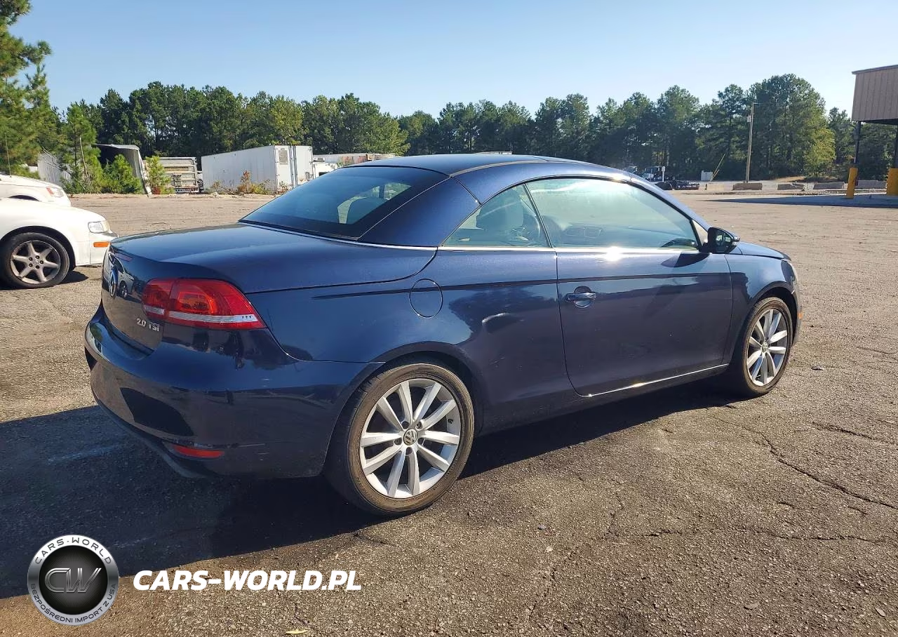 2012 Volkswagen Eos Komfort VIN:WVWBW7AHXCV016461 - 3