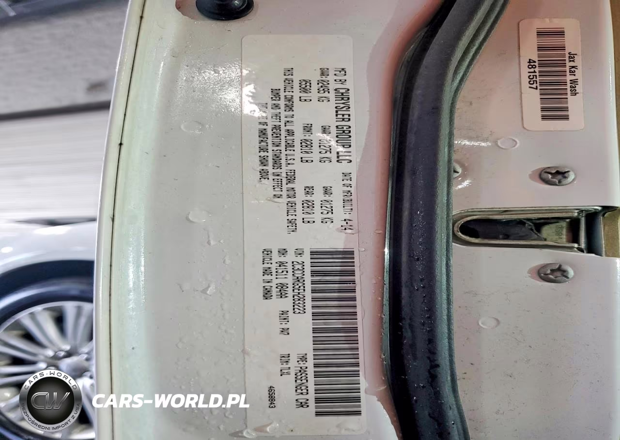 2014 Chrysler 300 VIN:2C3CCARG5EH283223 - 12