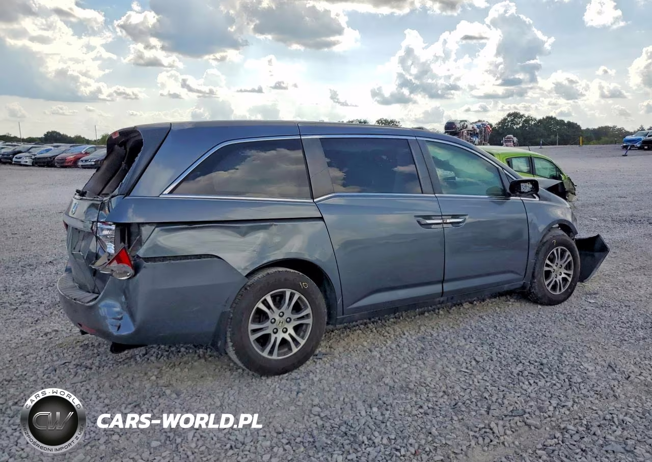 2011 Honda Odyssey Exl VIN:5FNRL5H66BB004837 - 3
