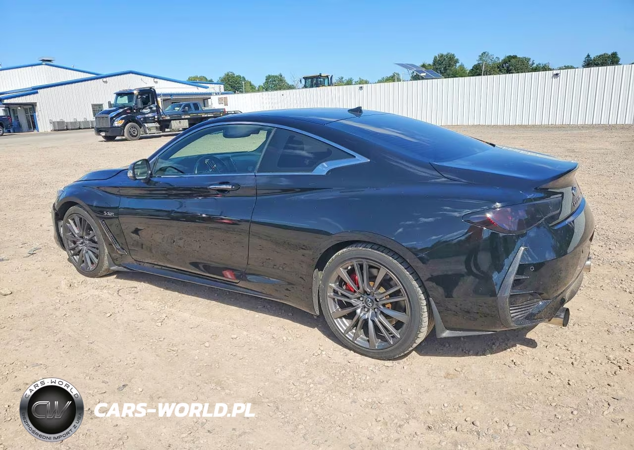 2017 Infiniti Q60 Red Sport 400 VIN:JN1FV7EL1HM702133 - 2