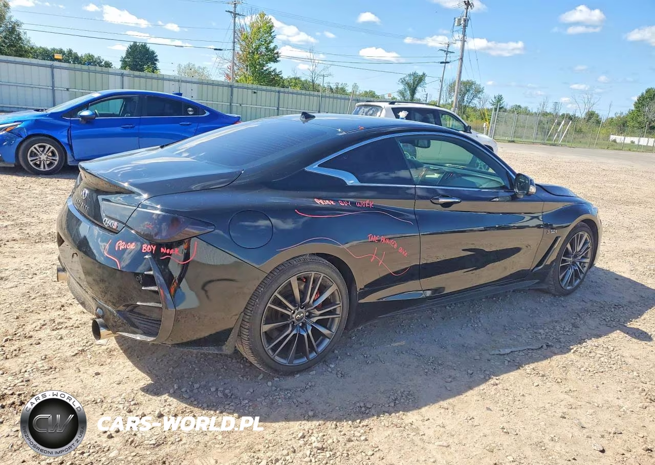 2017 Infiniti Q60 Red Sport 400 VIN:JN1FV7EL1HM702133 - 3