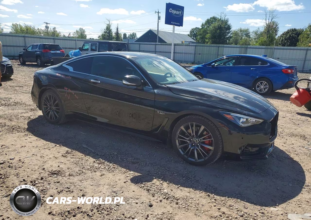 2017 Infiniti Q60 Red Sport 400 VIN:JN1FV7EL1HM702133 - 4