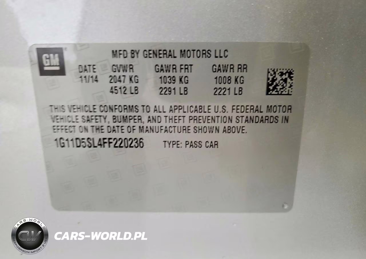 2015 Chevrolet Malibu 2Lt VIN:1G11D5SL4FF220236 - 12