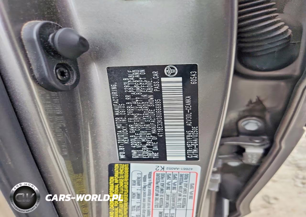 2006 Toyota Camry Le VIN:4T1BE32K06U666895 - 12