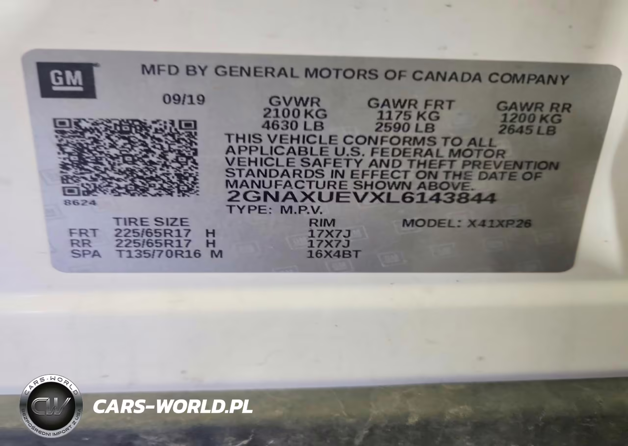 2020 Chevrolet Equinox Lt VIN:2GNAXUEVXL6143844 - 13
