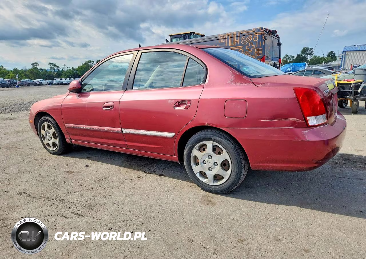 2002 Hyundai Elantra Gls VIN:KMHDN45D92U399911 - 2